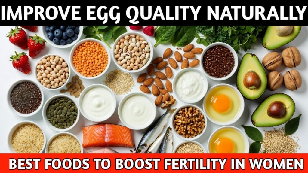 Best Foods to Boost Fertility in Women | Improve Egg Quality Naturally