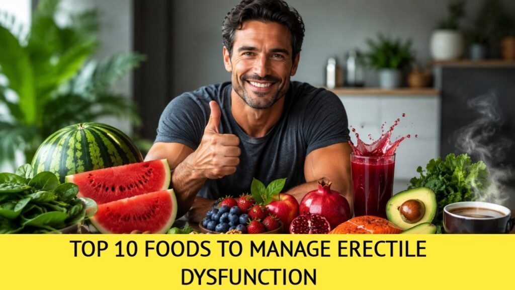 Top 10 Foods to Manage Erectile Dysfunction